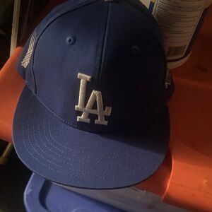 Blue LA Baseball Cap